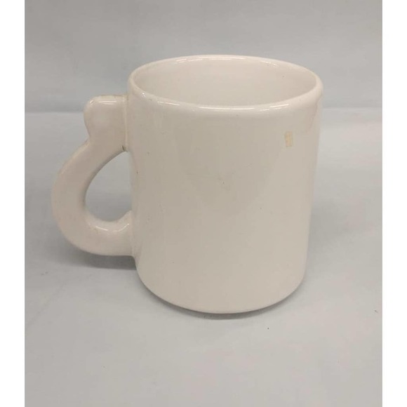 Adorable Cat Kitty Mug With Tail Handle Vintage cat mug with tail handle cat mug - Picture 4 of 4